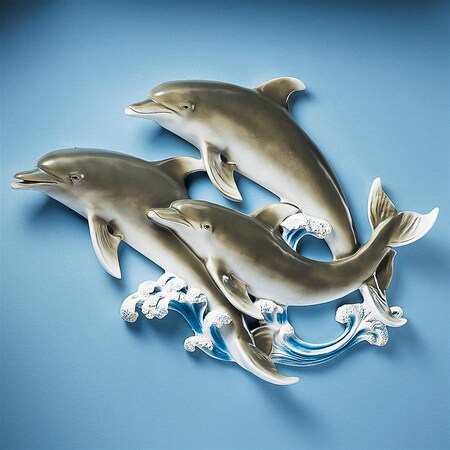 Design Toscano The Good Seas Dolphin Wall Sculpture KY102